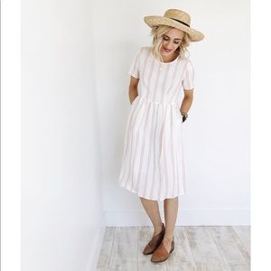 Roolee adele stripe dress